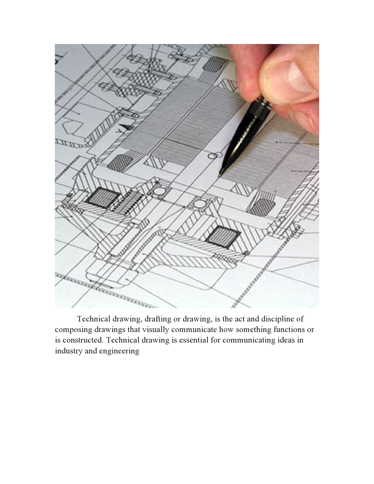 Mechanical Drawing - الرسم الميكانيكي - E.